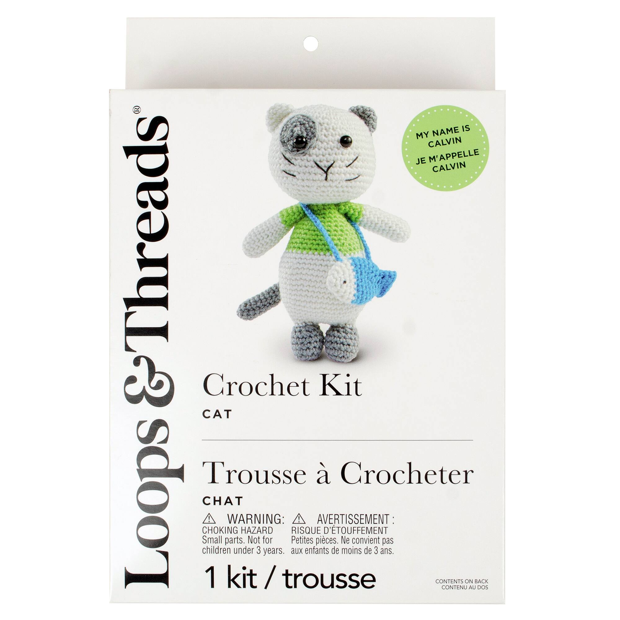 6 Pack: Intermediate Cat Amigurumi Crochet Kit by Loops & Threads®